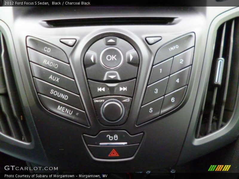 Black / Charcoal Black 2012 Ford Focus S Sedan