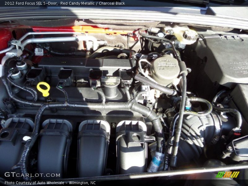 Red Candy Metallic / Charcoal Black 2012 Ford Focus SEL 5-Door