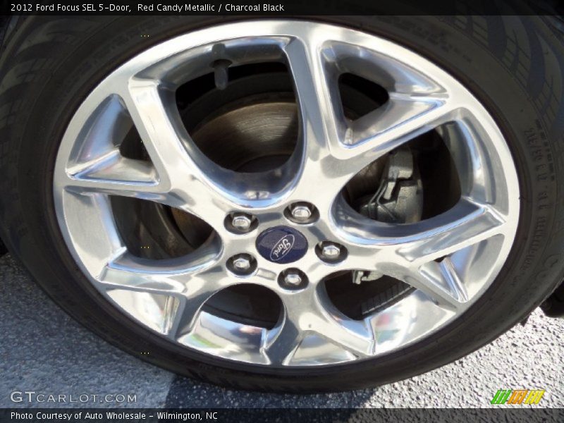 Red Candy Metallic / Charcoal Black 2012 Ford Focus SEL 5-Door