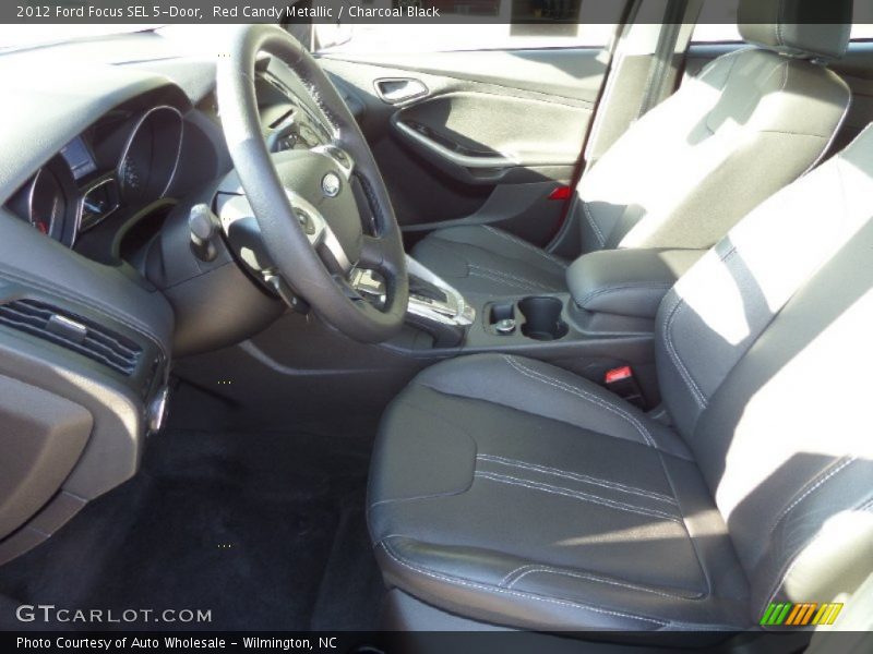 Red Candy Metallic / Charcoal Black 2012 Ford Focus SEL 5-Door