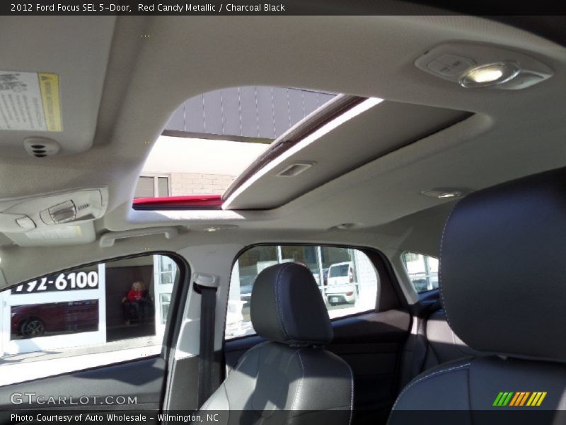 Red Candy Metallic / Charcoal Black 2012 Ford Focus SEL 5-Door