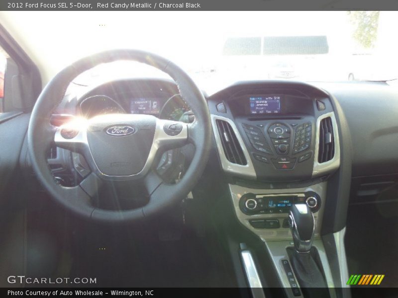 Red Candy Metallic / Charcoal Black 2012 Ford Focus SEL 5-Door