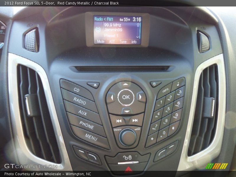 Red Candy Metallic / Charcoal Black 2012 Ford Focus SEL 5-Door
