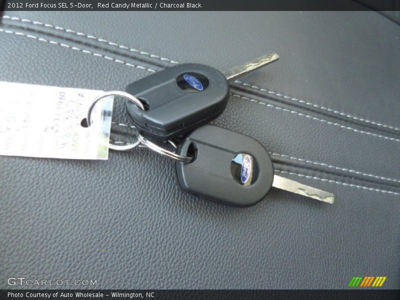 Red Candy Metallic / Charcoal Black 2012 Ford Focus SEL 5-Door