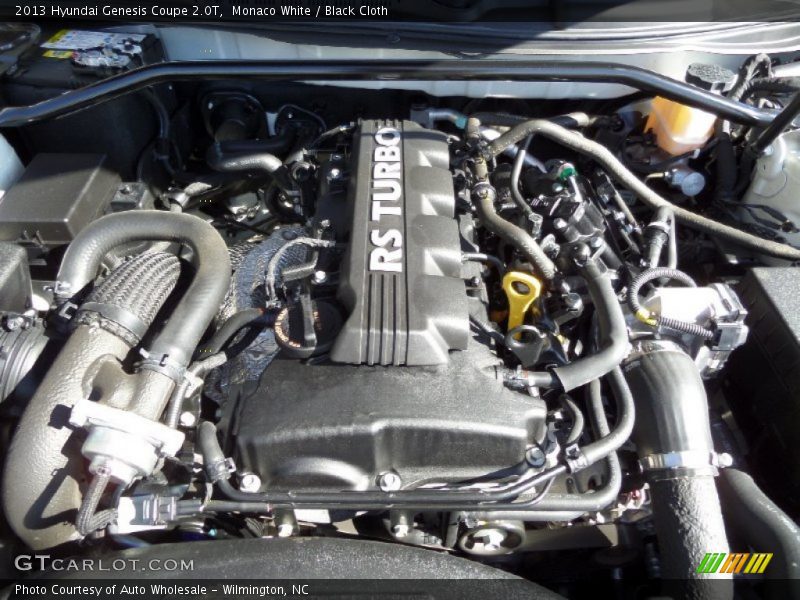 Monaco White / Black Cloth 2013 Hyundai Genesis Coupe 2.0T