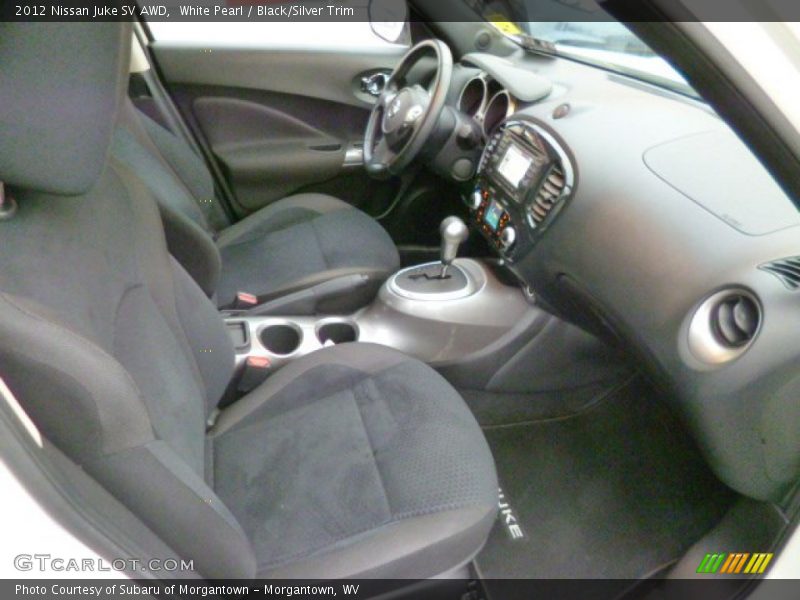 White Pearl / Black/Silver Trim 2012 Nissan Juke SV AWD