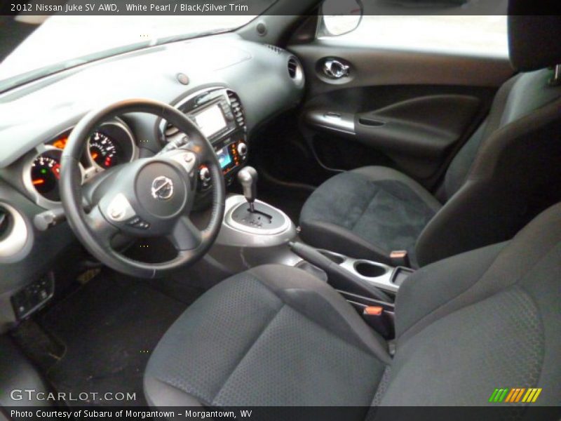 White Pearl / Black/Silver Trim 2012 Nissan Juke SV AWD