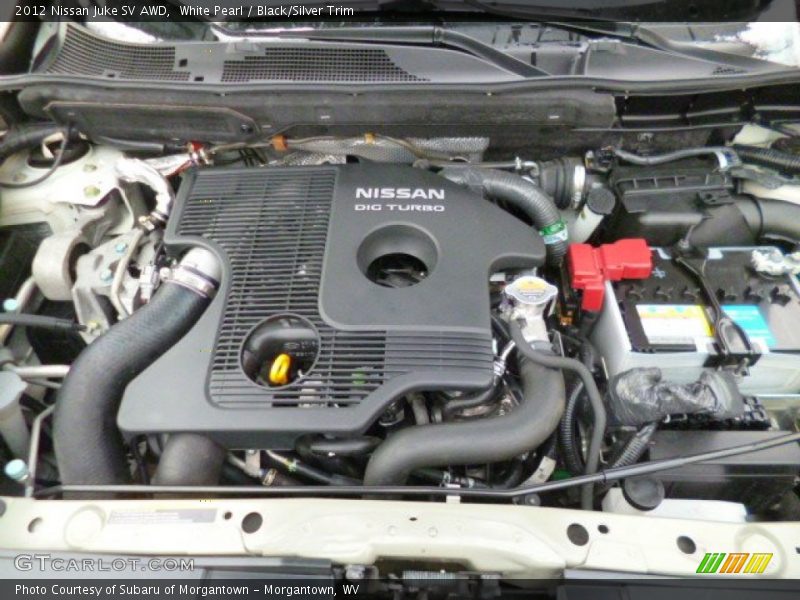 White Pearl / Black/Silver Trim 2012 Nissan Juke SV AWD