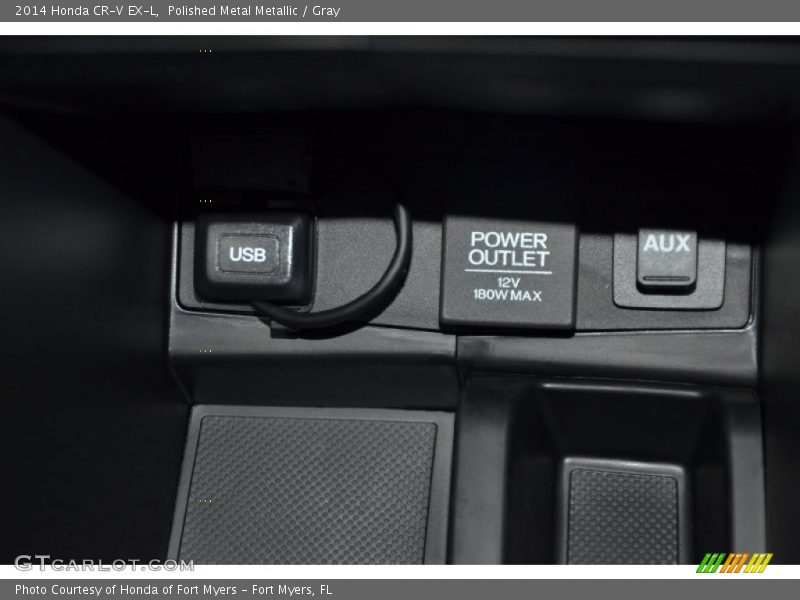 Polished Metal Metallic / Gray 2014 Honda CR-V EX-L