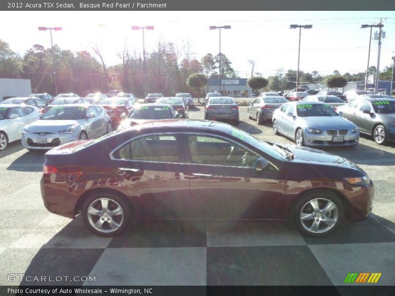 Basque Red Pearl / Parchment 2012 Acura TSX Sedan