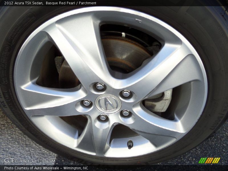 Basque Red Pearl / Parchment 2012 Acura TSX Sedan