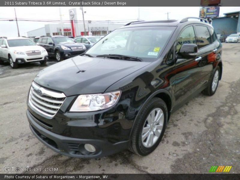 Crystal Black Silica / Desert Beige 2011 Subaru Tribeca 3.6R Limited