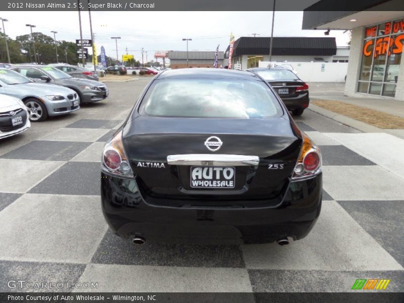 Super Black / Charcoal 2012 Nissan Altima 2.5 S