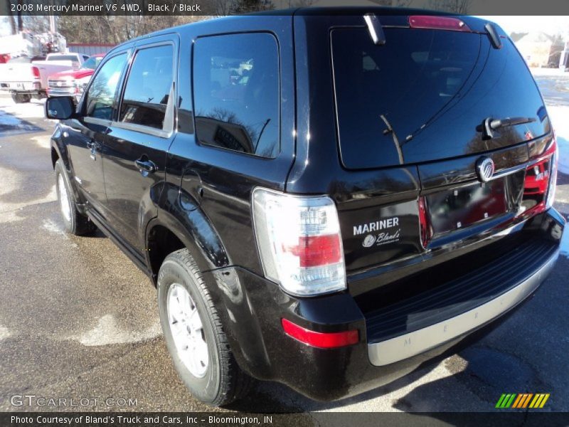 Black / Black 2008 Mercury Mariner V6 4WD