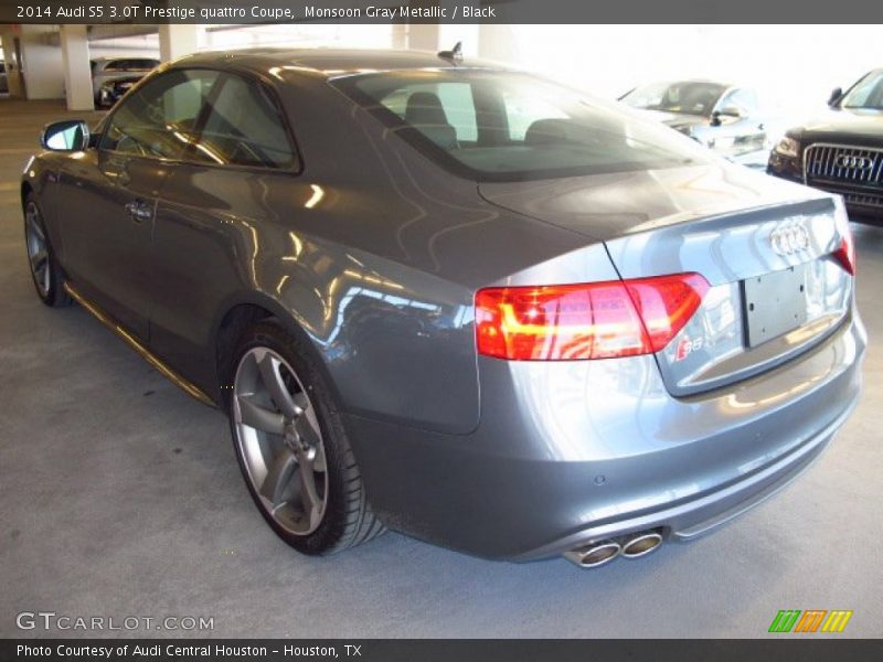 Monsoon Gray Metallic / Black 2014 Audi S5 3.0T Prestige quattro Coupe