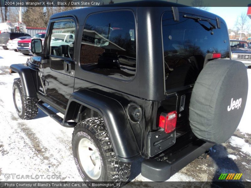 Black / Dark Slate Gray 2004 Jeep Wrangler X 4x4