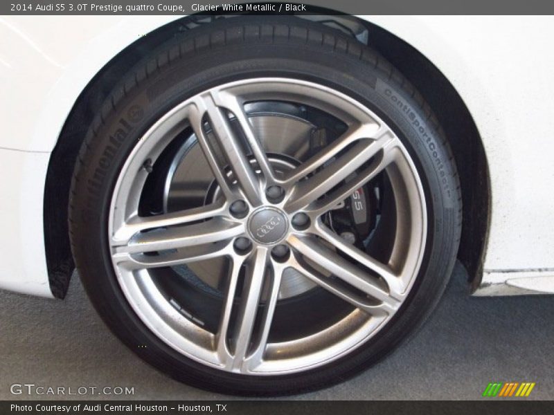 Glacier White Metallic / Black 2014 Audi S5 3.0T Prestige quattro Coupe