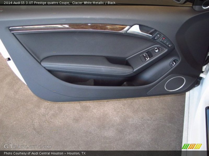 Glacier White Metallic / Black 2014 Audi S5 3.0T Prestige quattro Coupe