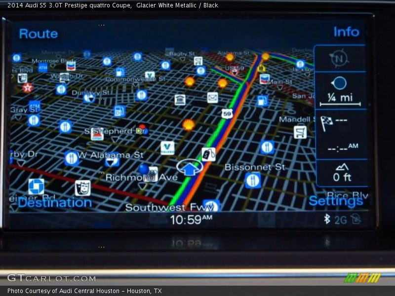 Glacier White Metallic / Black 2014 Audi S5 3.0T Prestige quattro Coupe