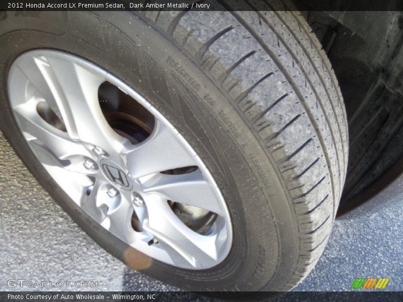 Dark Amber Metallic / Ivory 2012 Honda Accord LX Premium Sedan
