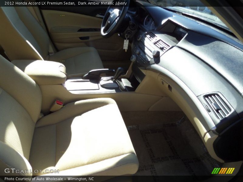 Dark Amber Metallic / Ivory 2012 Honda Accord LX Premium Sedan
