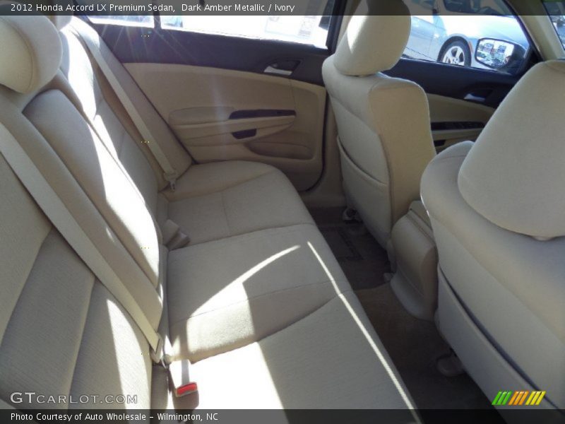 Dark Amber Metallic / Ivory 2012 Honda Accord LX Premium Sedan