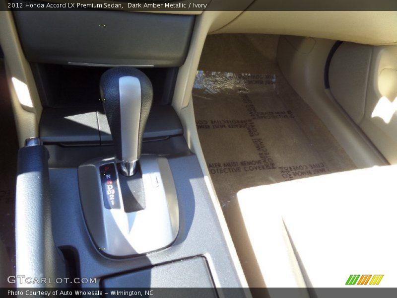 Dark Amber Metallic / Ivory 2012 Honda Accord LX Premium Sedan