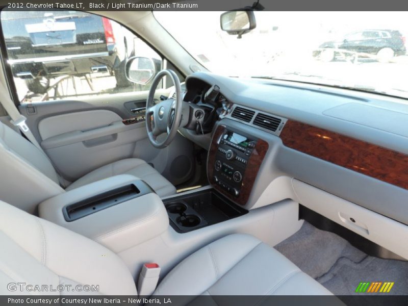 Black / Light Titanium/Dark Titanium 2012 Chevrolet Tahoe LT