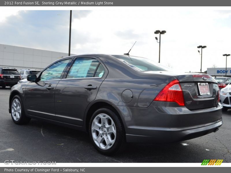 Sterling Grey Metallic / Medium Light Stone 2012 Ford Fusion SE