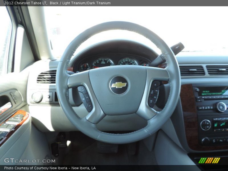 Black / Light Titanium/Dark Titanium 2012 Chevrolet Tahoe LT