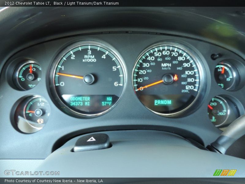Black / Light Titanium/Dark Titanium 2012 Chevrolet Tahoe LT