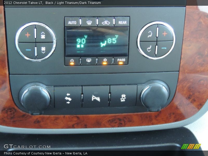Black / Light Titanium/Dark Titanium 2012 Chevrolet Tahoe LT