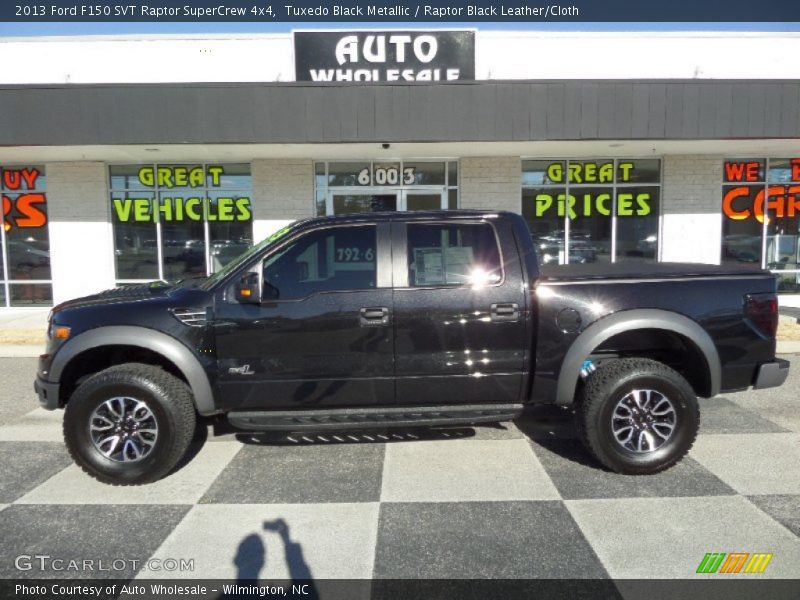 Tuxedo Black Metallic / Raptor Black Leather/Cloth 2013 Ford F150 SVT Raptor SuperCrew 4x4
