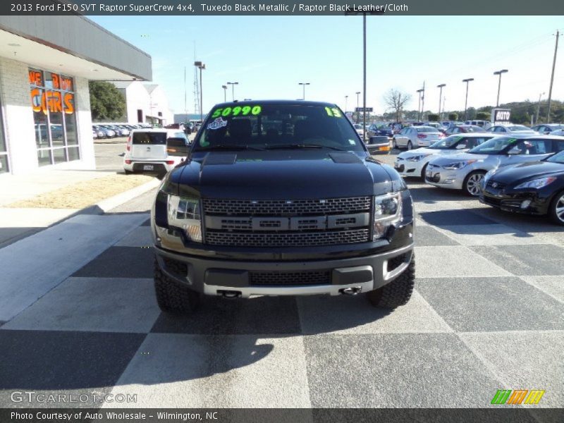 Tuxedo Black Metallic / Raptor Black Leather/Cloth 2013 Ford F150 SVT Raptor SuperCrew 4x4