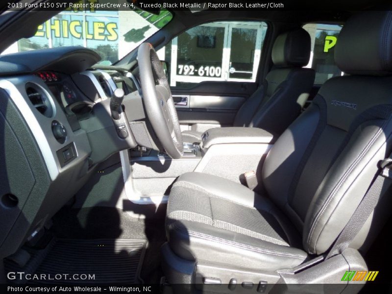 Tuxedo Black Metallic / Raptor Black Leather/Cloth 2013 Ford F150 SVT Raptor SuperCrew 4x4