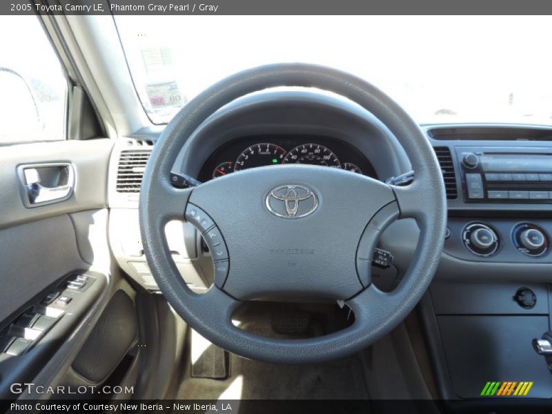 Phantom Gray Pearl / Gray 2005 Toyota Camry LE