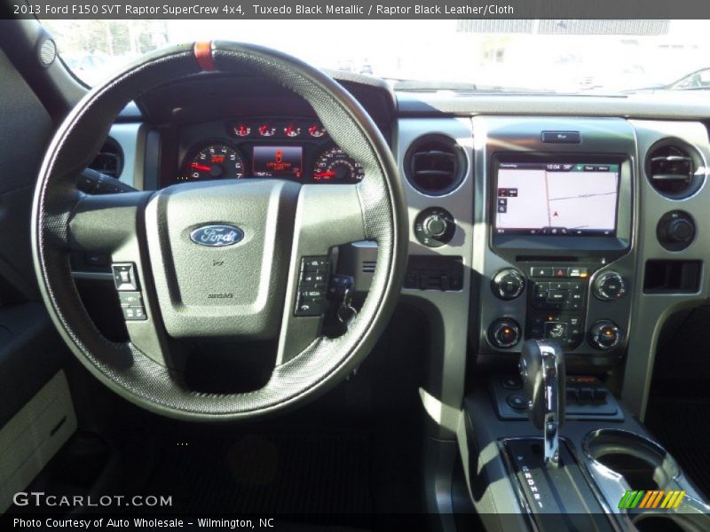 Tuxedo Black Metallic / Raptor Black Leather/Cloth 2013 Ford F150 SVT Raptor SuperCrew 4x4