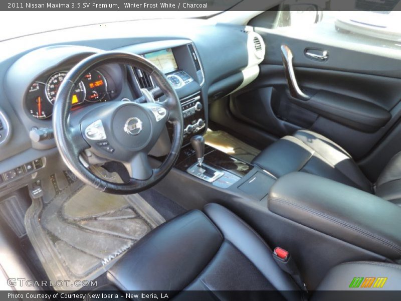 Winter Frost White / Charcoal 2011 Nissan Maxima 3.5 SV Premium