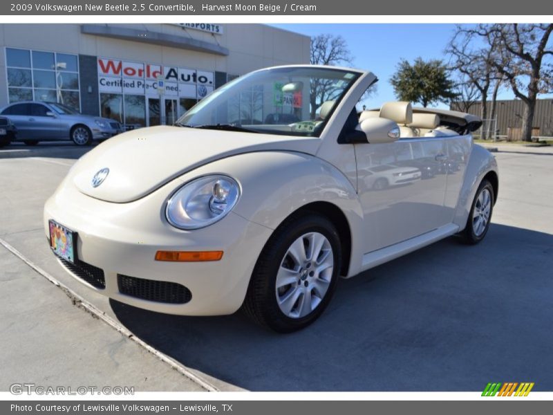 Harvest Moon Beige / Cream 2009 Volkswagen New Beetle 2.5 Convertible