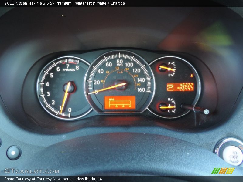 Winter Frost White / Charcoal 2011 Nissan Maxima 3.5 SV Premium