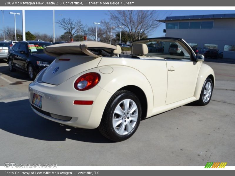 Harvest Moon Beige / Cream 2009 Volkswagen New Beetle 2.5 Convertible