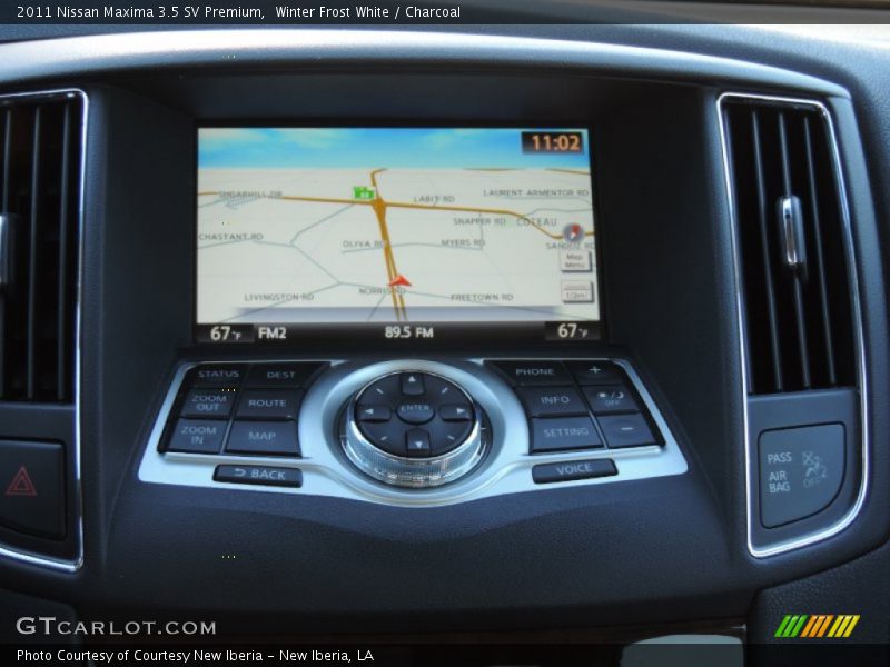 Winter Frost White / Charcoal 2011 Nissan Maxima 3.5 SV Premium