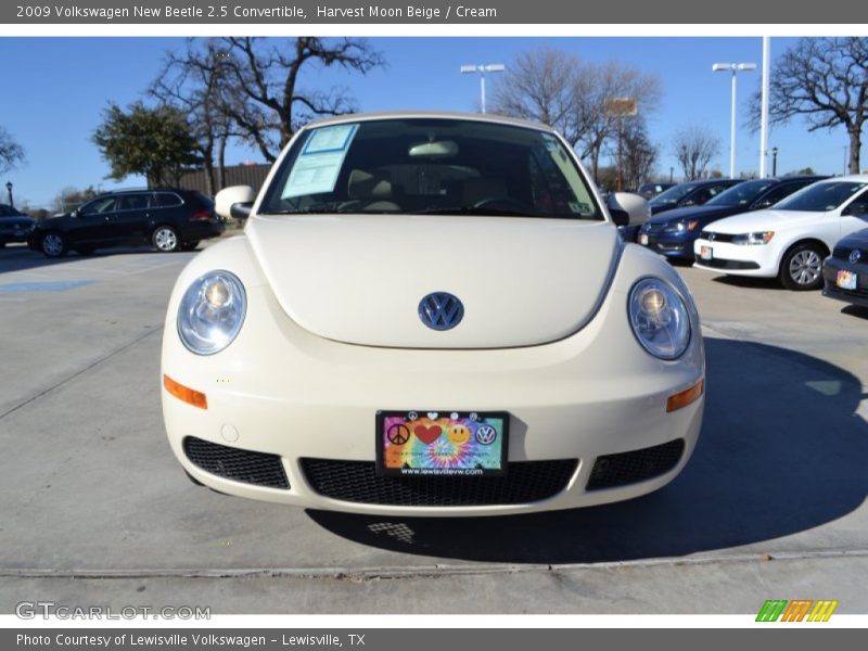 Harvest Moon Beige / Cream 2009 Volkswagen New Beetle 2.5 Convertible