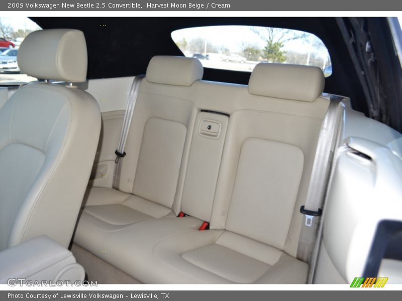 Rear Seat of 2009 New Beetle 2.5 Convertible