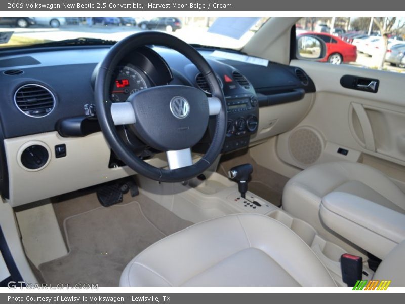  2009 New Beetle 2.5 Convertible Cream Interior