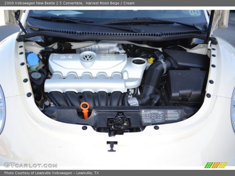  2009 New Beetle 2.5 Convertible Engine - 2.5 Liter DOHC 20-Valve 5 Cylinder