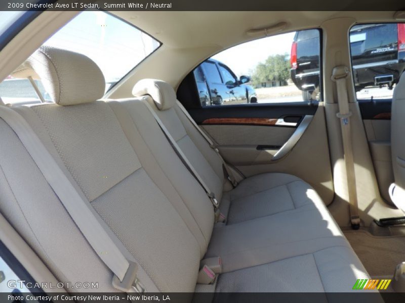 Summit White / Neutral 2009 Chevrolet Aveo LT Sedan