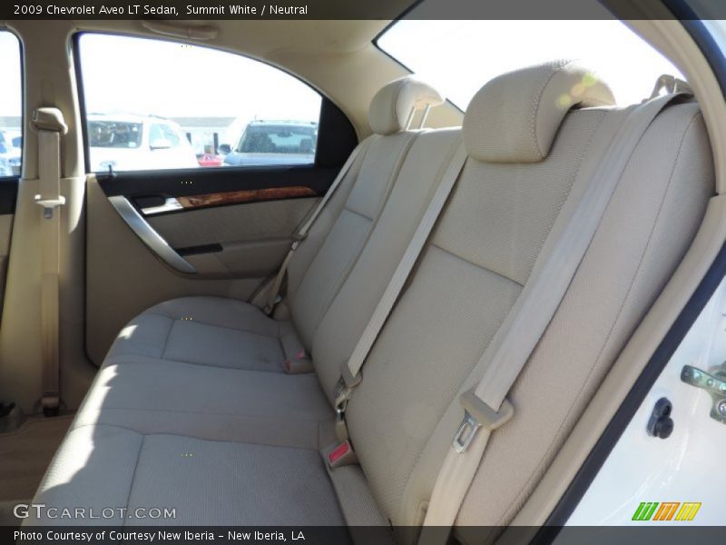 Summit White / Neutral 2009 Chevrolet Aveo LT Sedan
