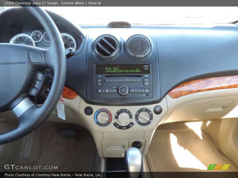 Summit White / Neutral 2009 Chevrolet Aveo LT Sedan