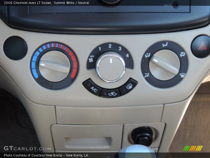 Summit White / Neutral 2009 Chevrolet Aveo LT Sedan